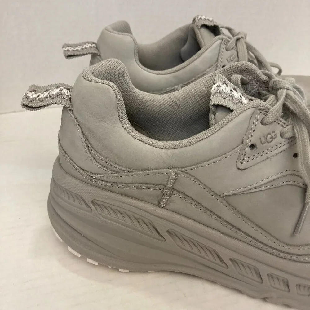 UGG CA805‎ Nubuck Leather Sneakers Women's Size 10 Gray Goat Shoes